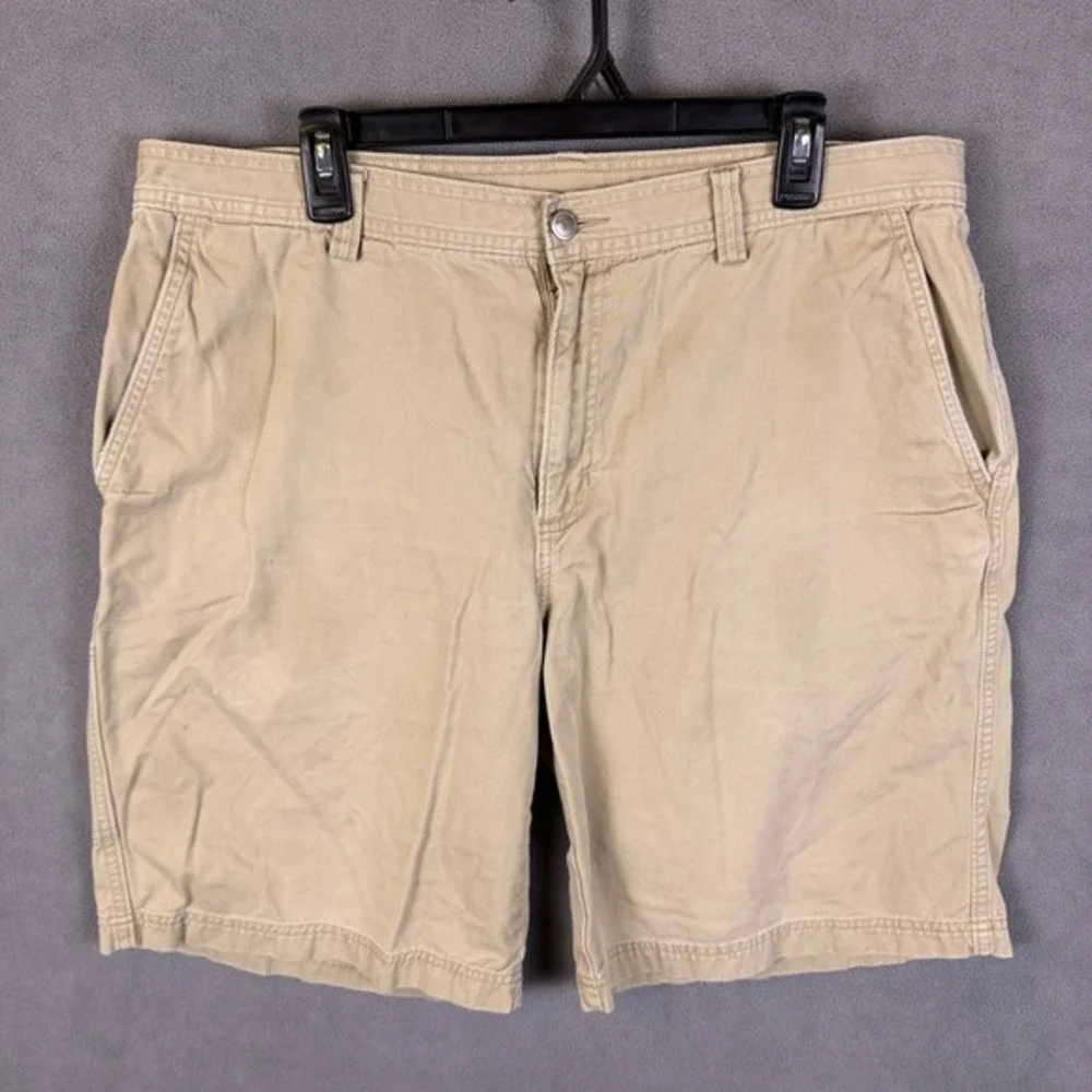 The‎ North Face Mens Cargo Shorts 38 Khaki Cotton Canvas Utility Hiking Outdoor